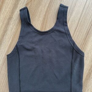 lululemon athletica Kids Charcoal Ribbed Bodysuit